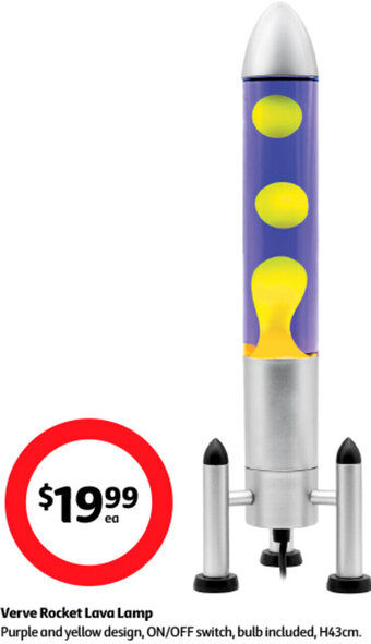 Verve Rocket Lava Lamp