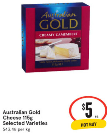 IGA Australian Gold Cheese 115g offer