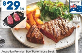 Foodland Australian Premium Beef Porterhouse Steak offer