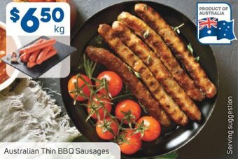 Foodland Australian Thin BBQ Sausages offer