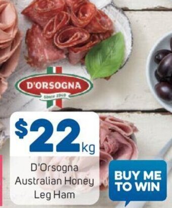 Foodland D'Orsogna Australian Honey Leg Ham offer