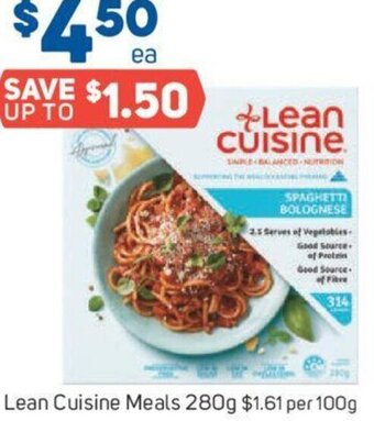 Foodland Lean Cuisine Meals 280g offer