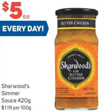 Foodland Sharwood's Simmer Sauce 420g offer