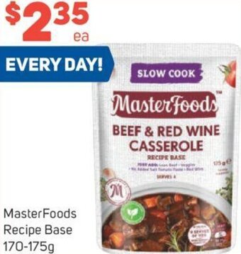 Foodland MasterFoods Recipe Base 170-175g offer