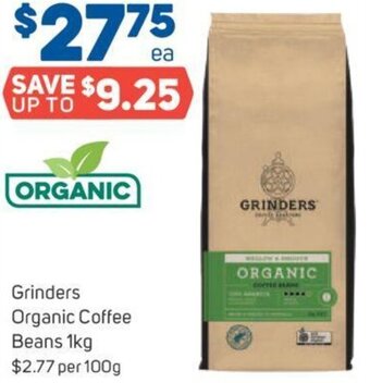 Foodland Grinders Organic Coffee Beans 1kg offer