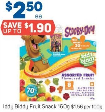 Iddy Biddy Fruit Snack 160g