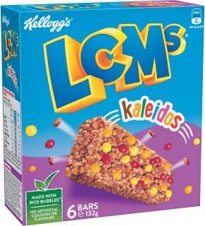 Coles Kelloggu2019s LCMs 132g-138g, K-Time 150g-185g or Nutri-Grain Bars 144g offer