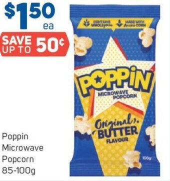 Foodland Poppin Microwave Popcorn 85-100g offer
