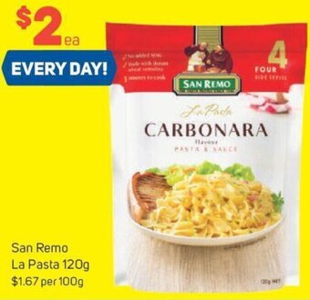 Foodland San Remo La Pasta 120g offer