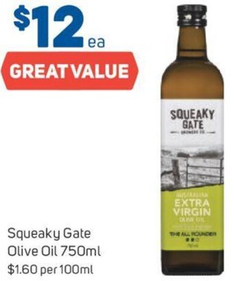 Foodland Squeaky Gate Olive Oil 750ml offer
