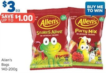 Foodland Allen's Bags 140-200g offer
