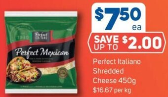 Foodland Perfect Italiano Shredded Cheese 450g offer