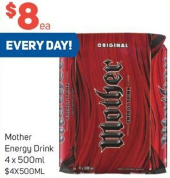 Mother Energy Drink 4 x 500ml