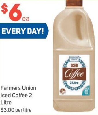 Foodland Farmers Union Iced Coffee 2 Litre offer