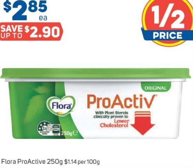 Foodland Flora ProActive 250g offer