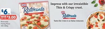 Foodland Ristorante Family Pizza 310-390g offer