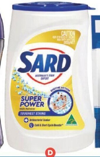 Foodland Sard Stain Remover Powder 900g-1kg offer