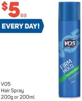 Foodland V05 Hair Spray 200g or 200ml offer