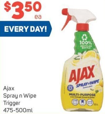 Foodland Ajax Spray n Wipe Trigger 475-500ml offer