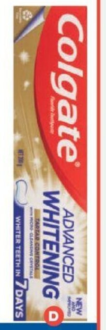 Foodland Colgate Whitening Toothpaste 180-200g offer