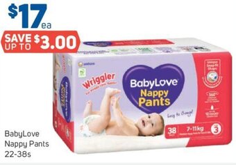 Foodland BabyLove Nappy Pants 22-38s offer