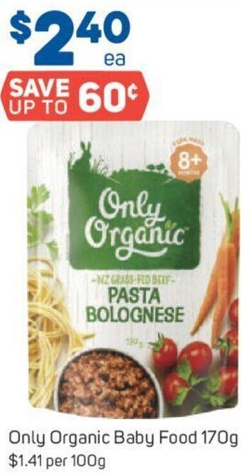 Only Organic Baby Food 170g
