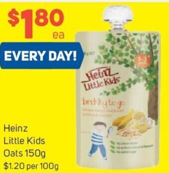 Foodland Heinz Little Kids Oats 150g offer