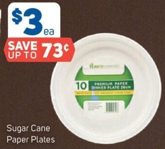 Sugar Cane Paper Plates
