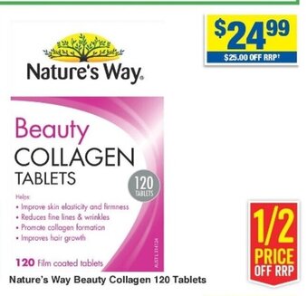 My Chemist Nature's Way Beauty Collagen 120 Tablets offer