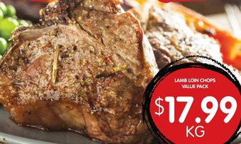 Spudshed LAMB LOIN CHOPS VALUE PACK offer