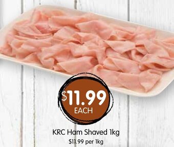 Spudshed KRC Ham Shaved 1kg offer