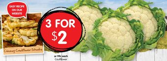 Spudshed Cauliflower offer
