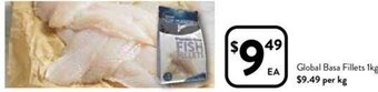 Global Basa Fillets 1kg