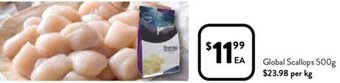 Foodworks Global Scallops 500g offer