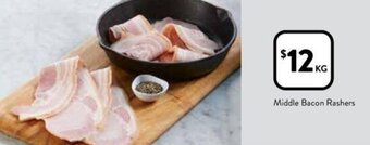 Foodworks Middle Bacon Rashers offer
