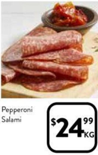 Foodworks Pepperoni Salami offer