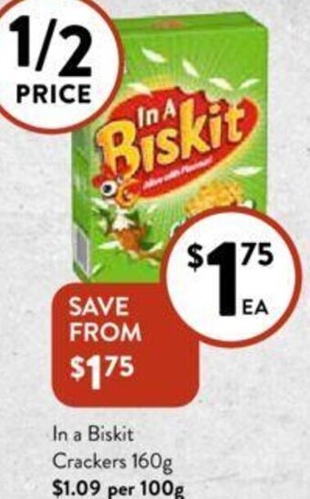 In a Biskit Crackers 160g