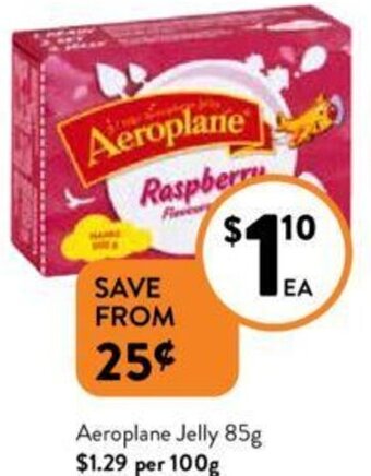 Foodworks Aeroplane Jelly 85g offer