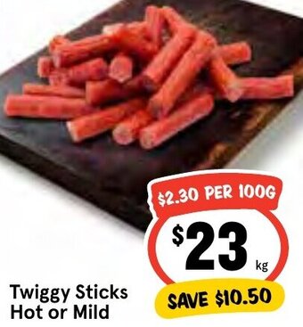 Twiggy Sticks Hot or Mild