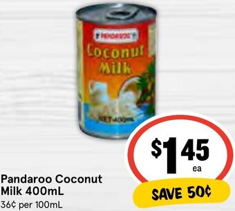 IGA Pandaroo Coconut Milk 400mL offer