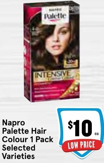 IGA Napro Palette Hair Colour  Pack offer