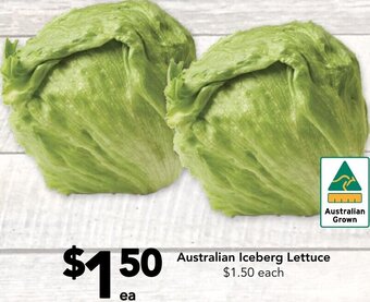 Drakes Australian Iceberg Lettuce offer