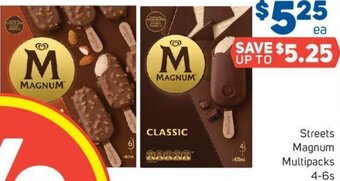 Foodland Streets Magnum Multipacks 4-6s offer
