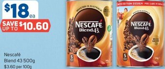 Foodland NESCAFE Blend 43 500 g offer