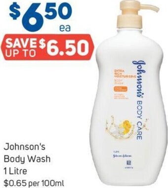 Foodland Johnson's Body Wash 1 Litre offer