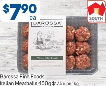 Foodland Barossa Fine Foods Italian Meatballs 450g offer