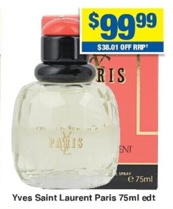 My Chemist Yves Saint Laurent Paris 75ml edt offer