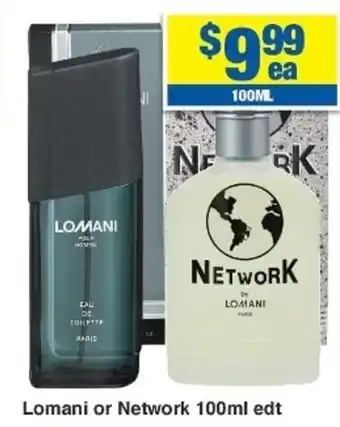 My Chemist Lomani or Network 100ml edt offer