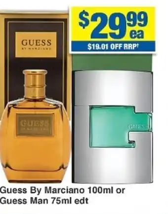 Guess by Marciano 100ml or Guess Man 75ml edt