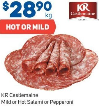 Foodland KR Castlemaine Mild or Hot Salami or Pepperoni offer